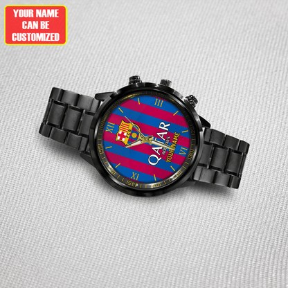 Barcelona FC Luxury Stainless Steel Watch V2
