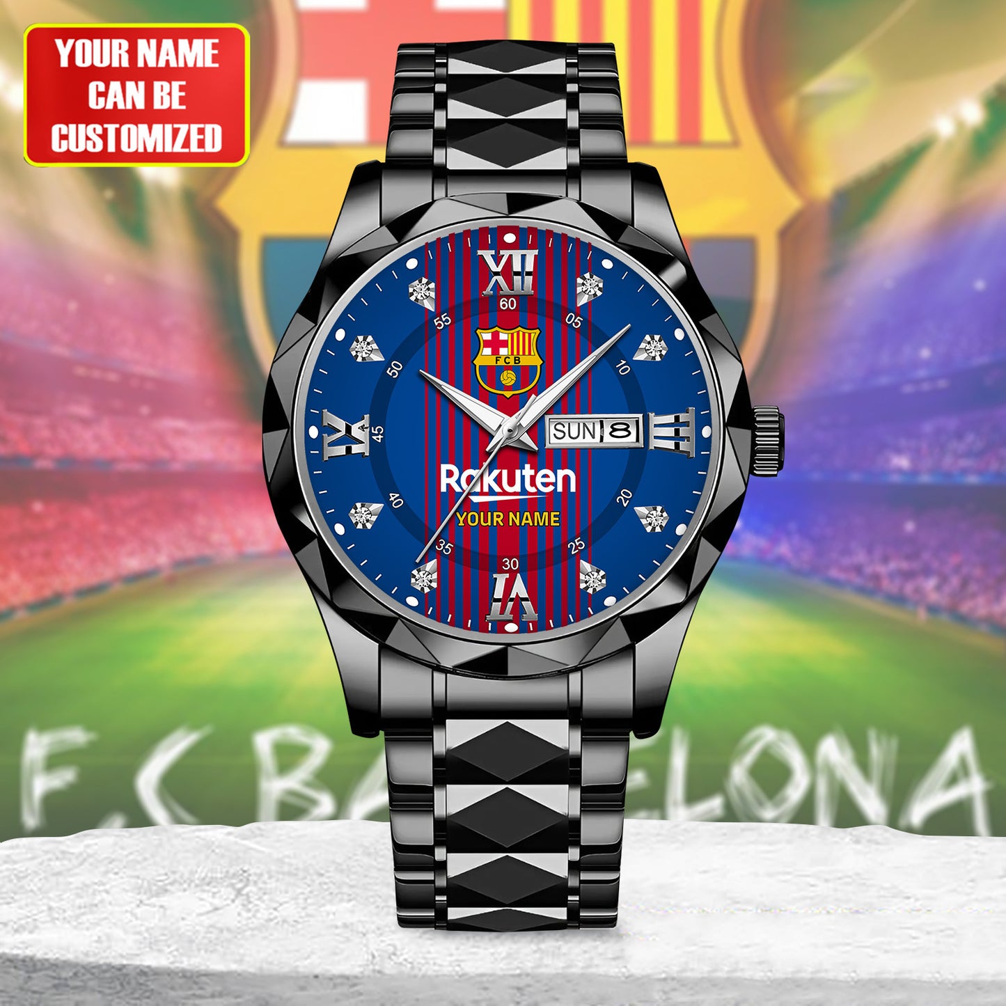 Personalized Barcelona FC 2017 Alloy Charley Watch