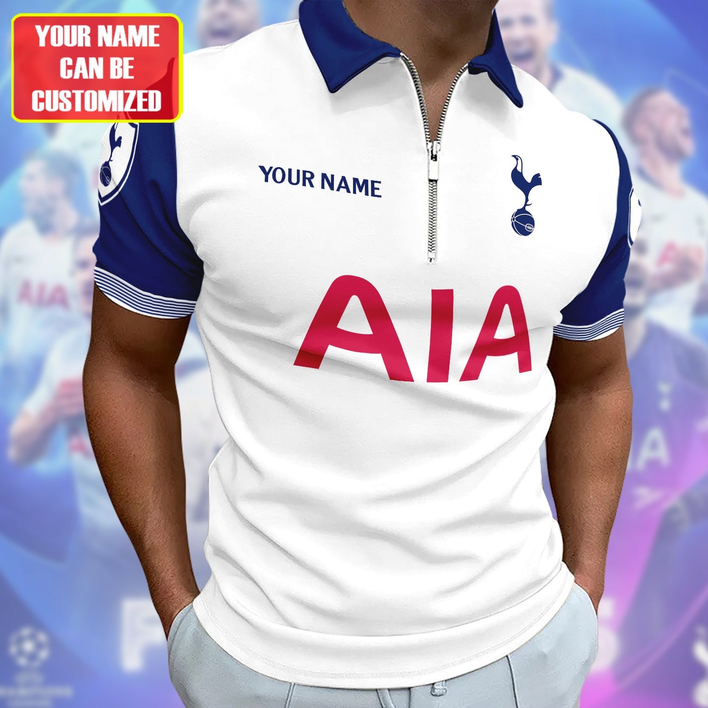Personalized Tottenham Hotspur FC 3D Full Printing Set , Tottenham Hotspur FC V2 Zip Polo, Shirt , Hoodie , Short , Polo ,hawaii V3 S220509