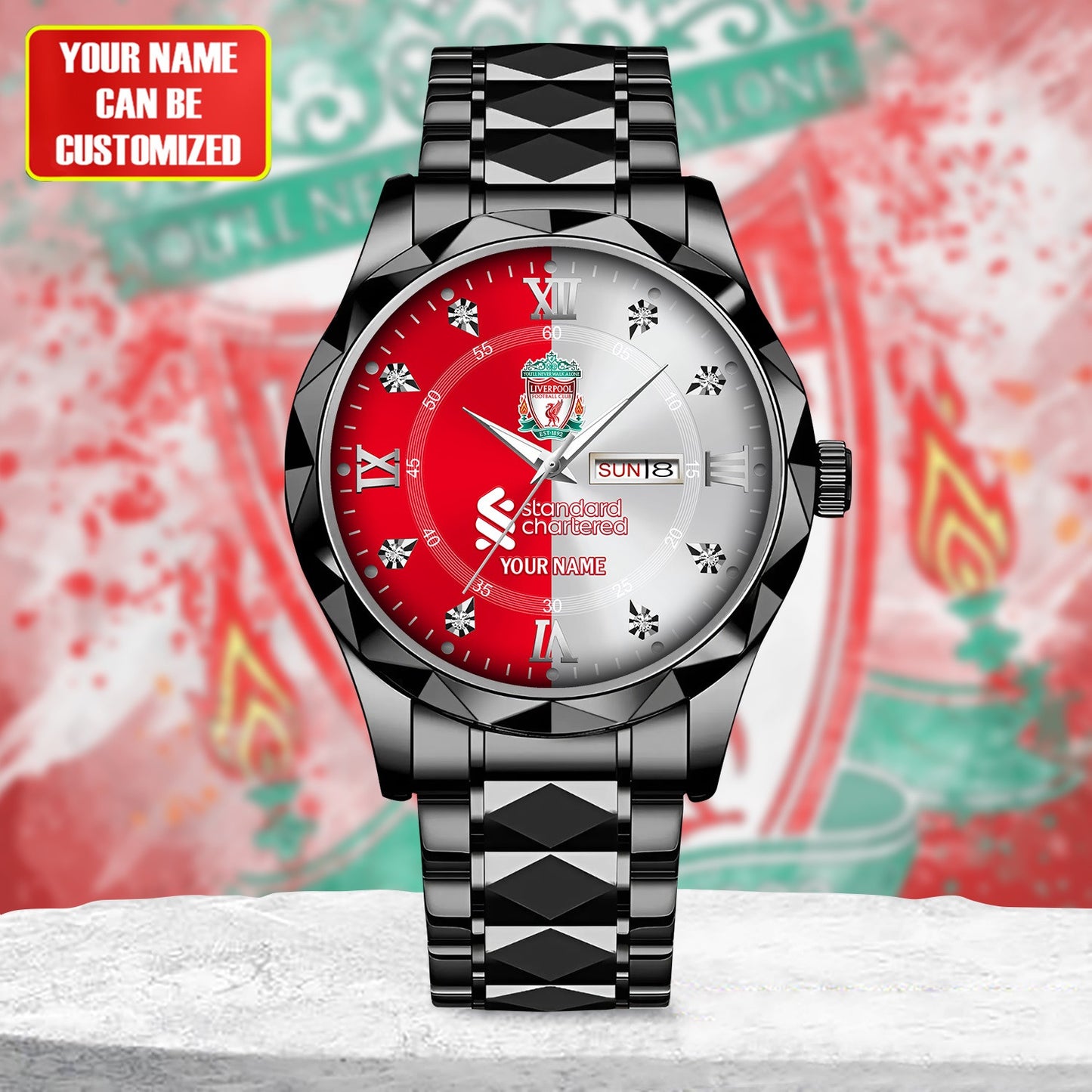Personalized Liverpool FC Alloy Charley Watch V3