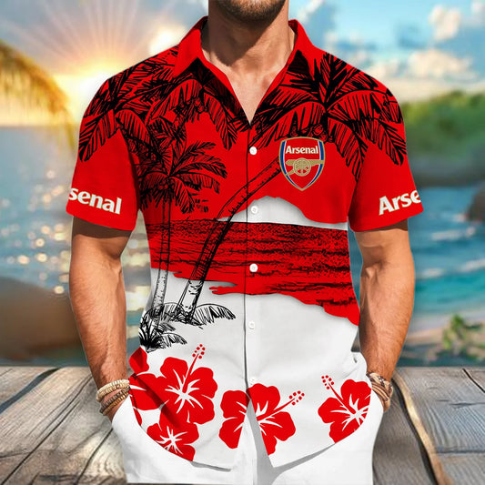 Arsenal Tropical Hawaii Shirt Beach Short
