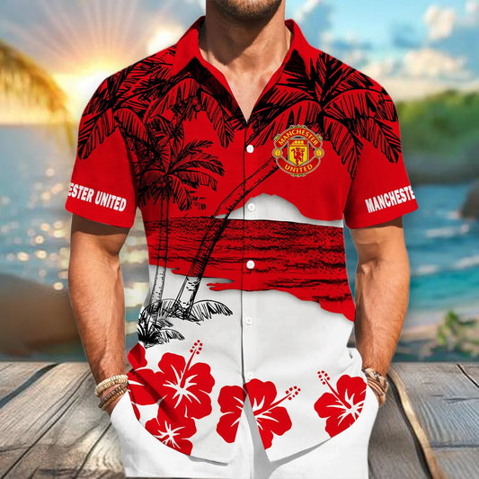 Manchester United Tropical Hawaii Shirt Beach Short