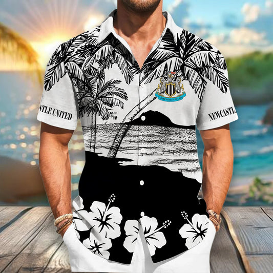 Newcastle United Tropical Hawaii Shirt Beach Short
