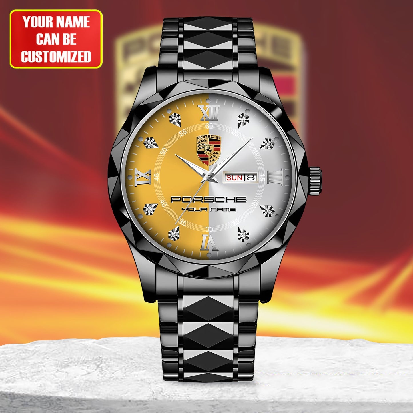 Personalized Pors Luxury Alloy Charley Watch