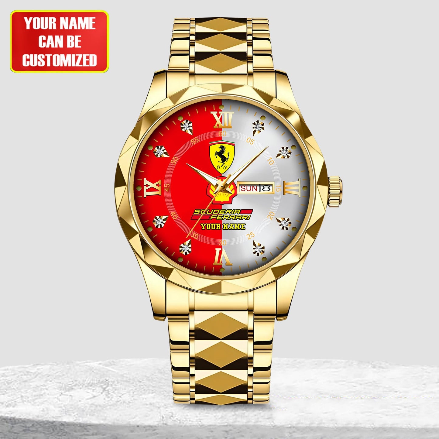 Personalized SF Luxury Alloy Charley Watch