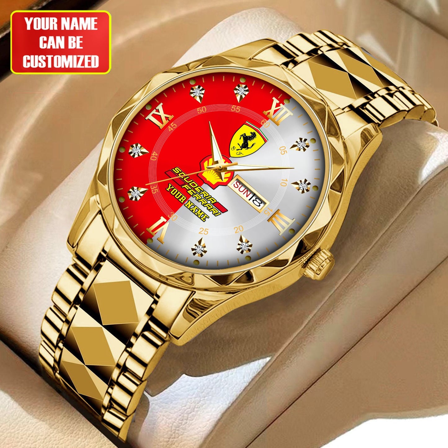 Personalized SF Luxury Alloy Charley Watch
