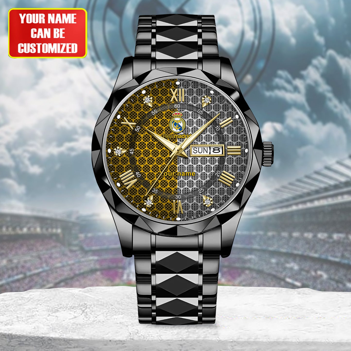 Personalized Real Madrid Luxury Alloy Charley Watch