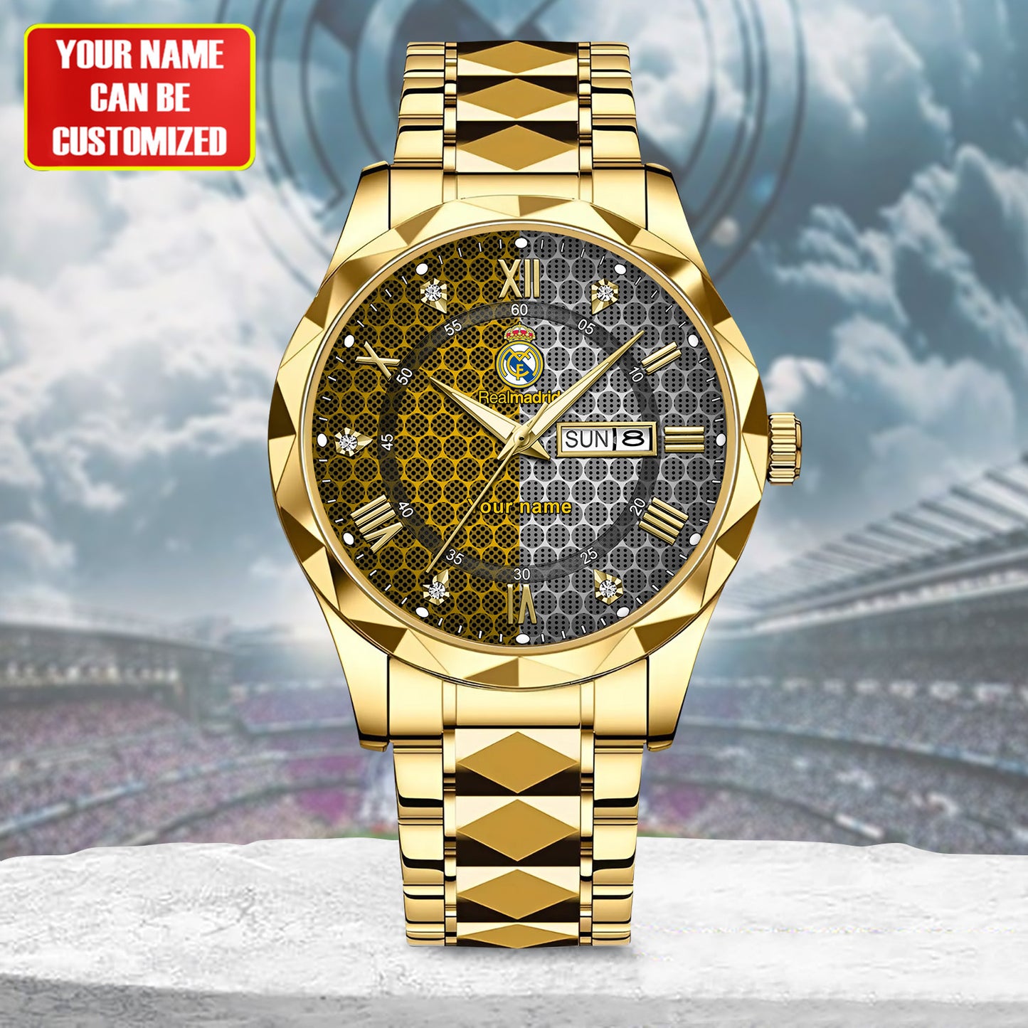 Personalized Real Madrid Luxury Alloy Charley Watch