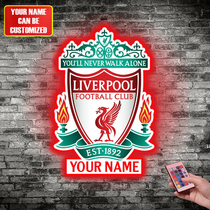 Personalized LVP Wall Led Sign , Home Decor Led Sign 7 colors