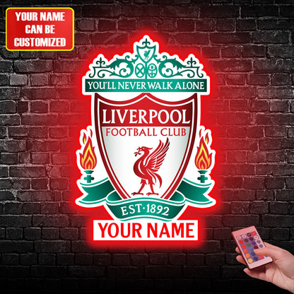 Personalized LVP Wall Led Sign , Home Decor Led Sign 7 colors