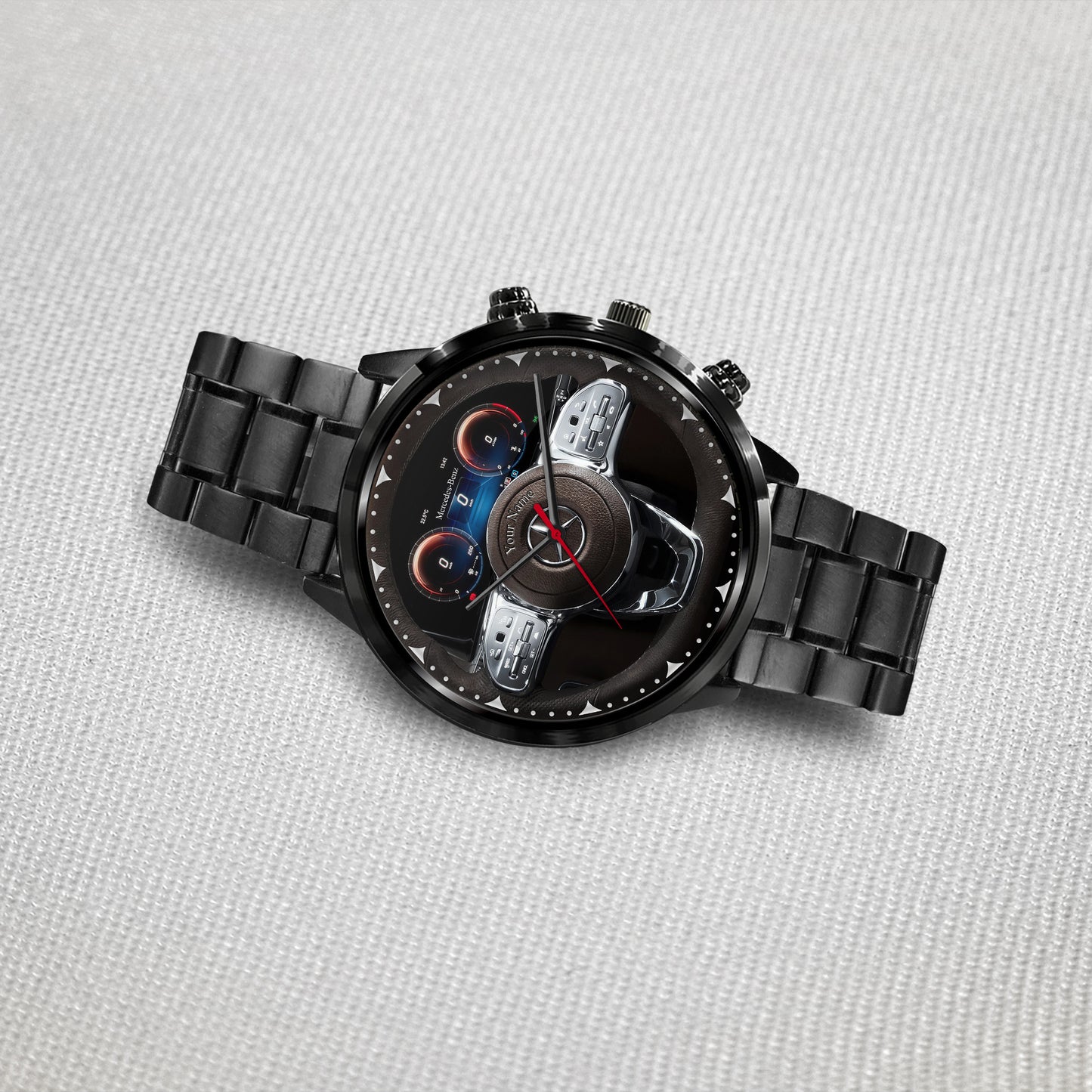 Personalized Merc Interior Luxury Stainless Steel Watch