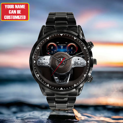 Personalized Merc Interior Luxury Stainless Steel Watch