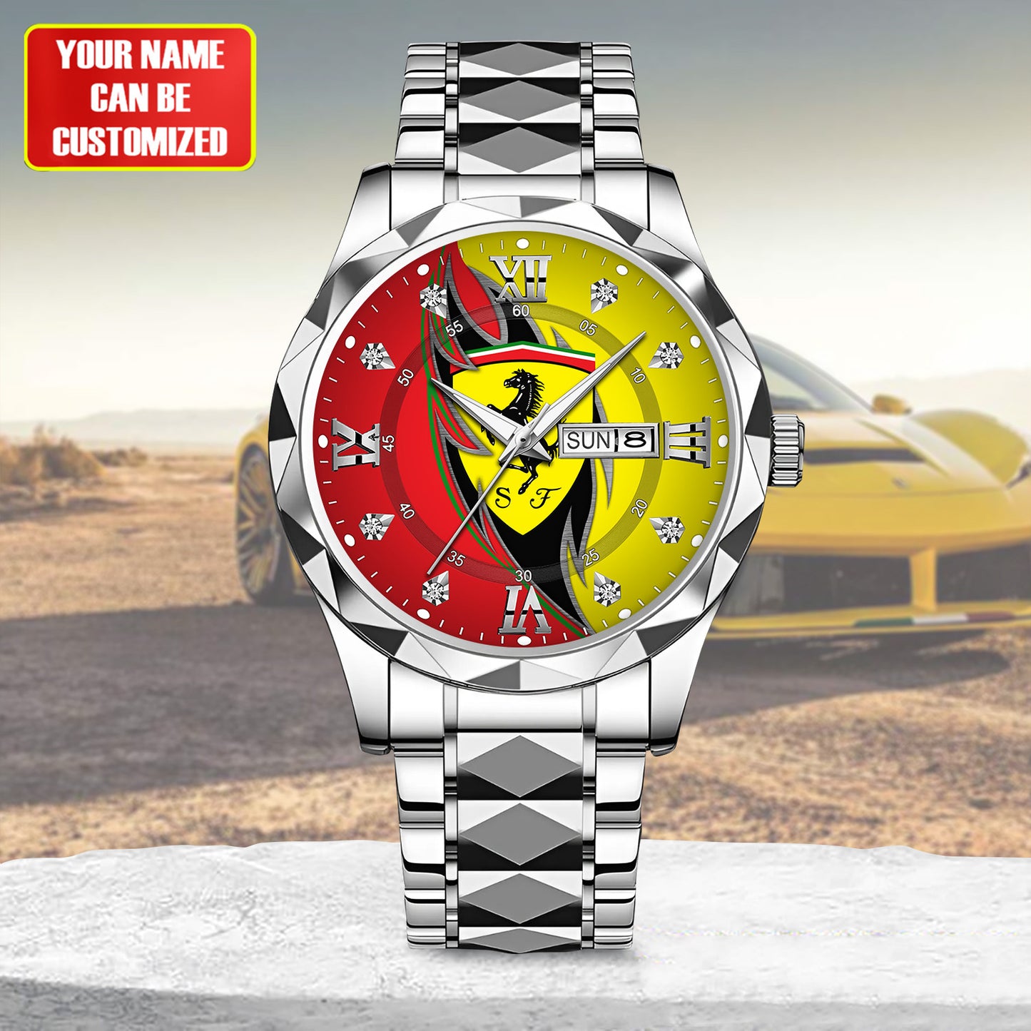 Personalized SF Luxury Alloy Charley Watch