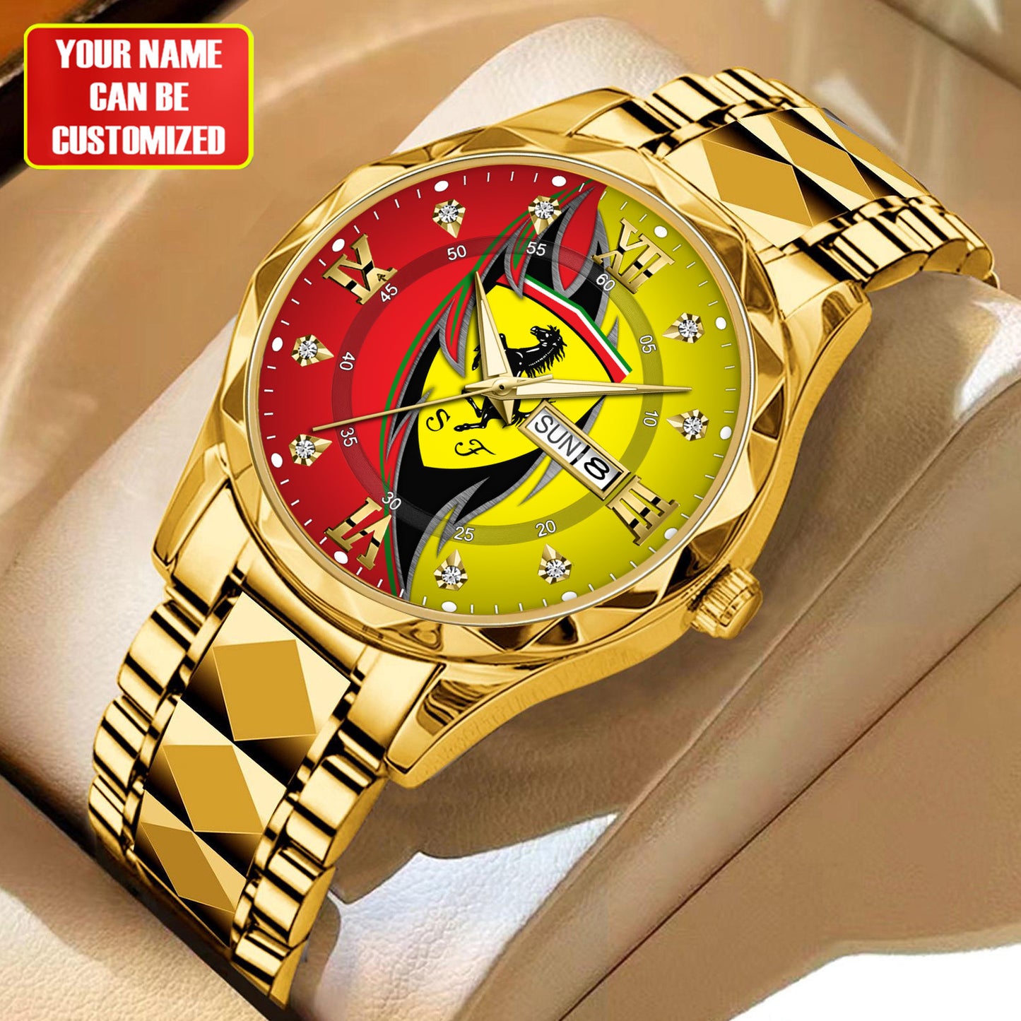 Personalized SF Luxury Alloy Charley Watch