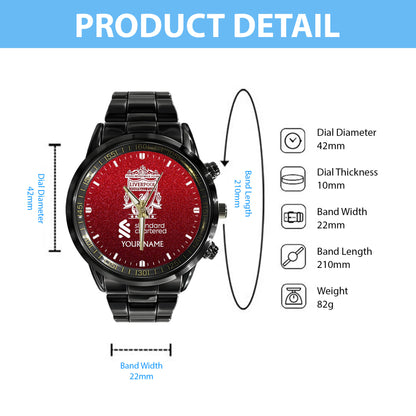 Personalized Liverpool Champion Luxury Stainless Steel Watch V8