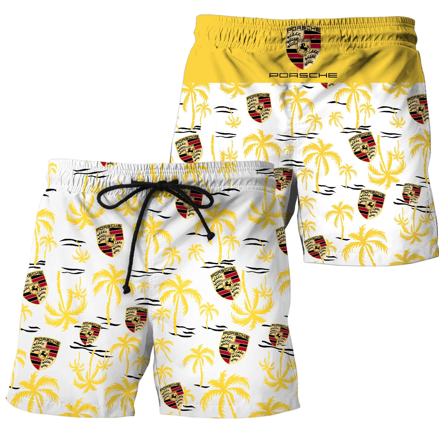 Pors Tropical Hawaii Shirt Beach Short V11