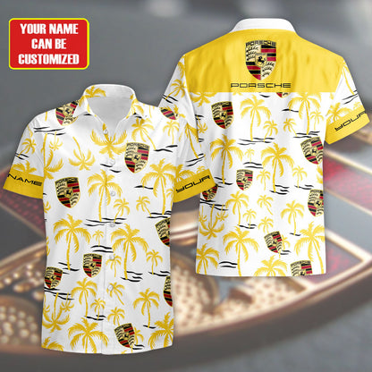Pors Tropical Hawaii Shirt Beach Short V11