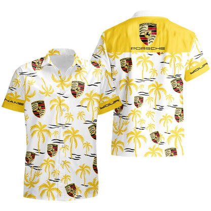 Pors Tropical Hawaii Shirt Beach Short V11