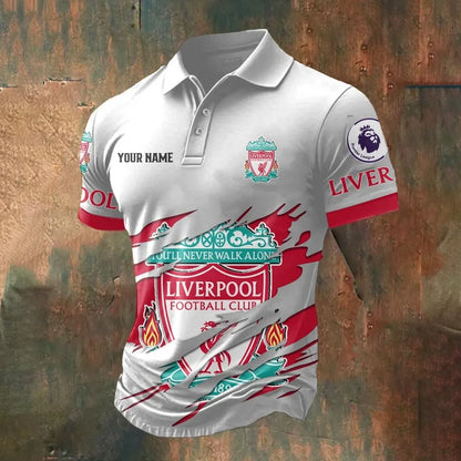 Personalized Liverpool Tear 3D Full Printing Set , Liverpool Tear Shirt , Zipper Polo, Hoodie , Short ,Polo ,hawaii