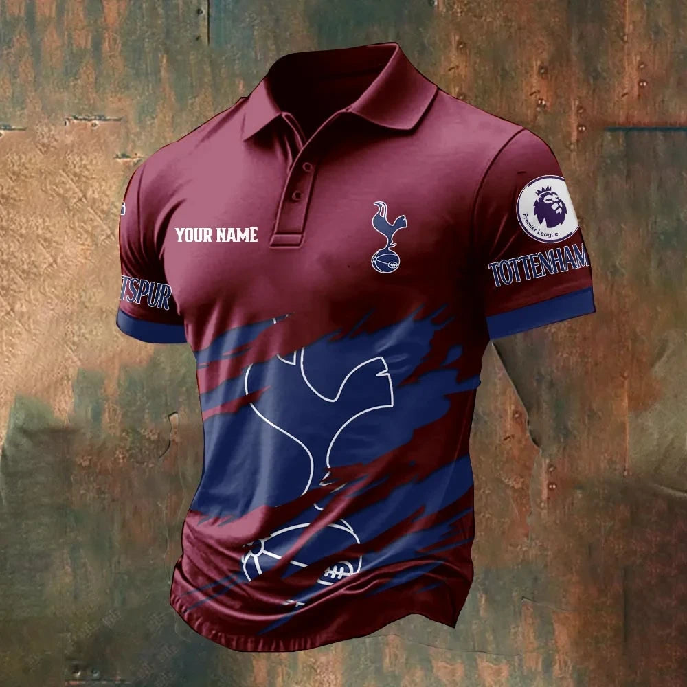 Personalized Tottenham Hotspur Tear 3D Full Printing Set , Tottenham Hotspur Tear Shirt , Zipper Polo, Hoodie , Short ,Polo ,hawaii