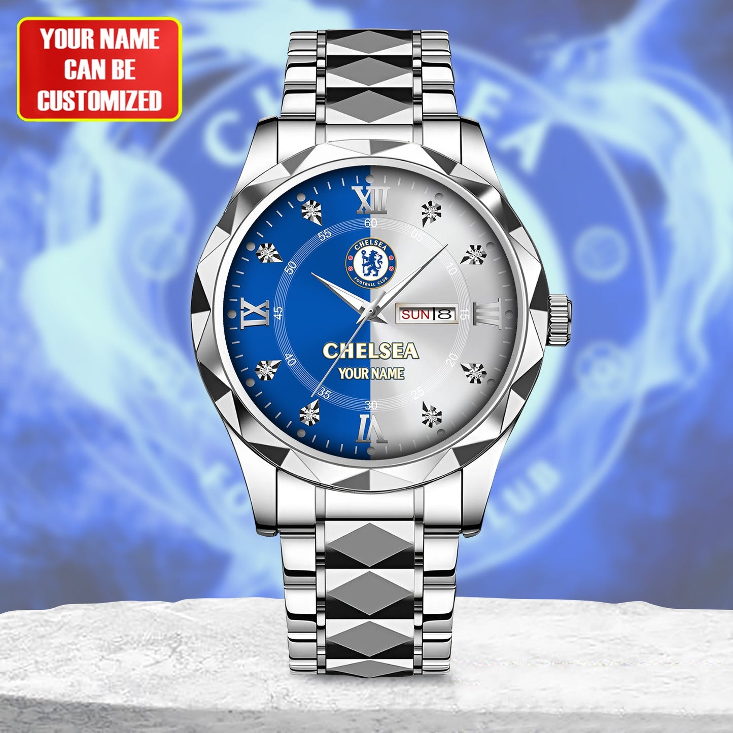 Personalized Chelsea Luxury Alloy Charley Watch