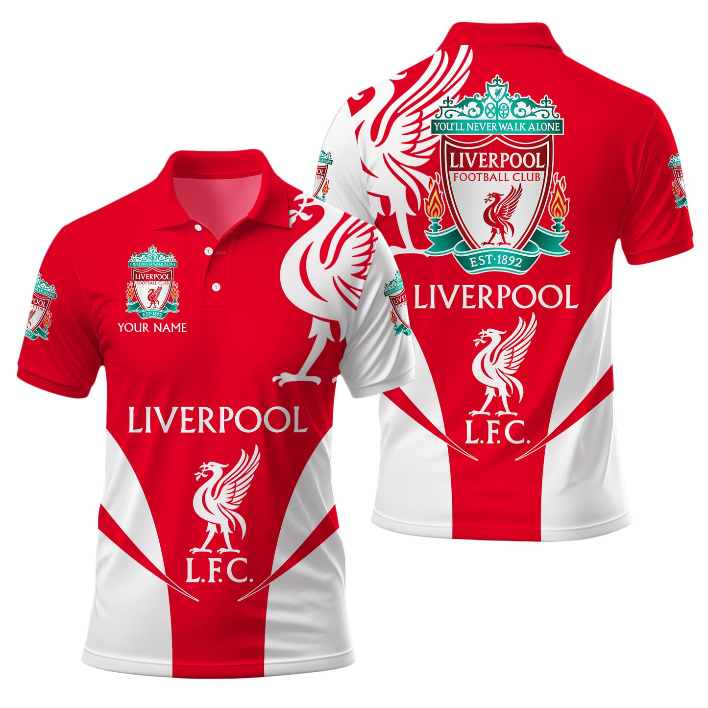 Personalized Liverpool 3D Full Printing Set , Liverpool Shirt , Hoodie , Short , Polo ,hawaii V35