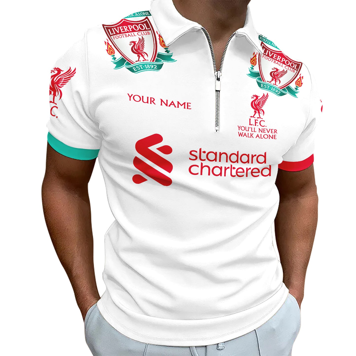 Personalized Liverpool Q12 3D Full Printing Set , Liverpool Q12 Shirt , Zipper Polo, Hoodie , Short ,Polo ,hawaii