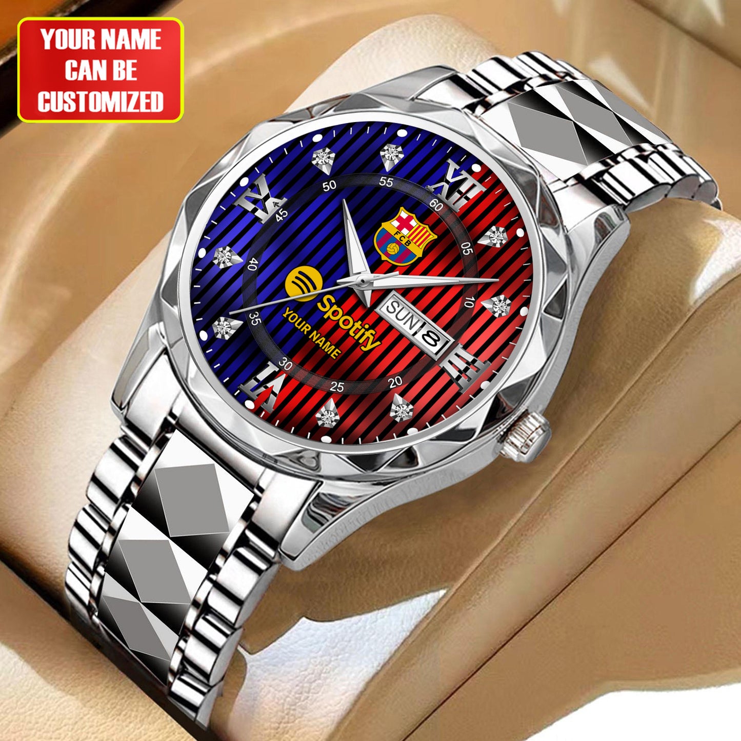 Personalized Barcelona FC Alloy Charley Watch V3