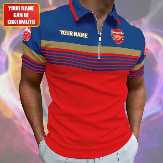 Personalized Arsenal 3D Full Printing Set , Arsenal Shirt , Zipper Polo, Hoodie , Short , Polo ,hawaii V2