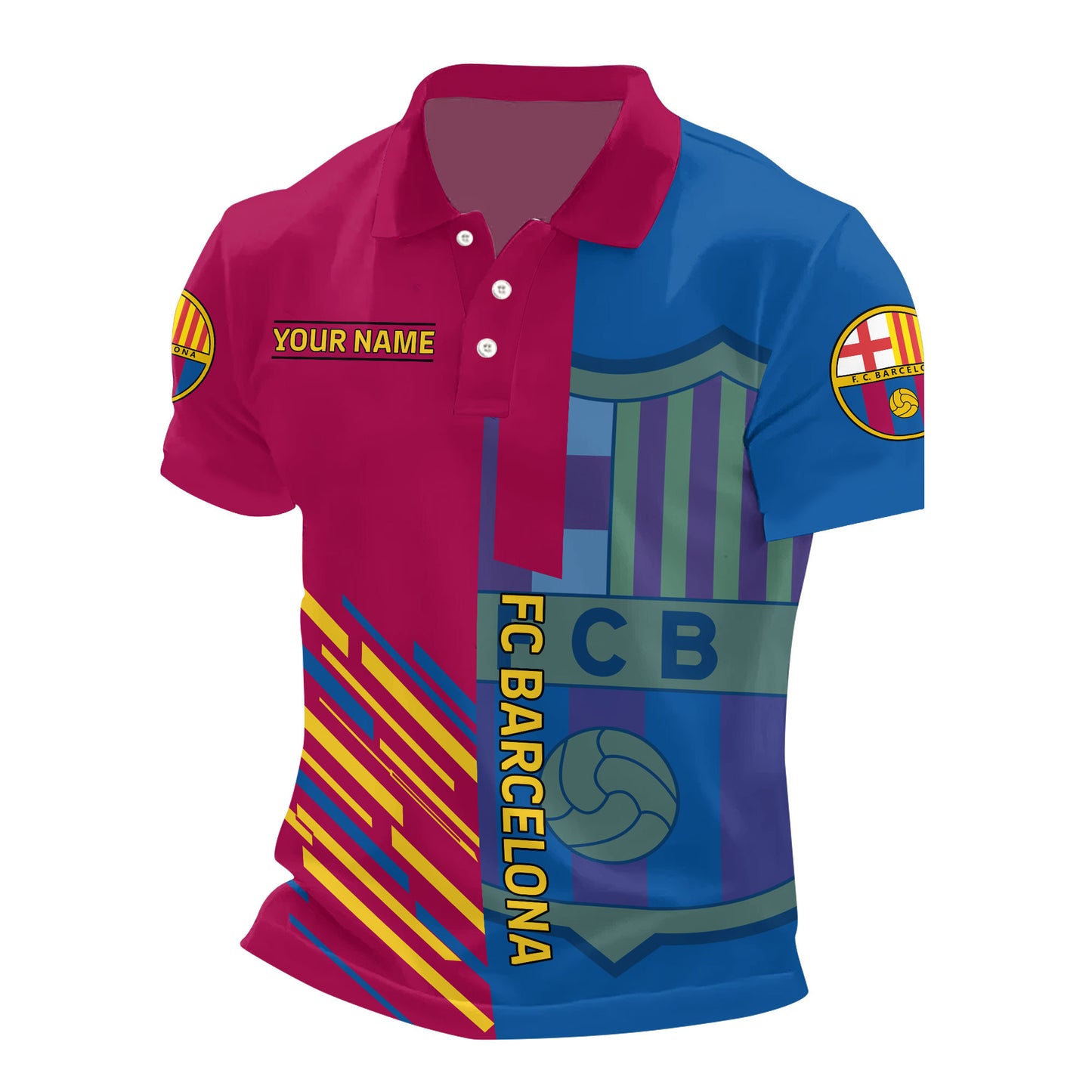 Personalized Barcelona 3D Full Printing Set , Barcelona Shirt , Hoodie , Short , Polo ,hawaii V35