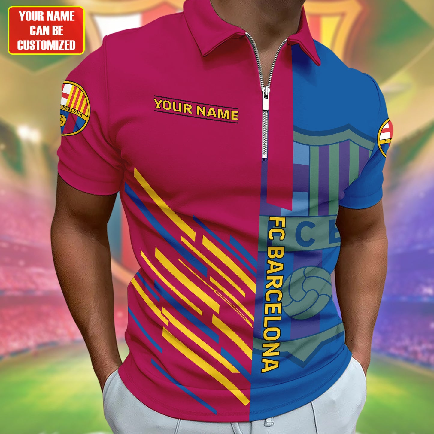 Personalized Barcelona 3D Full Printing Set , Barcelona Shirt , Hoodie , Short , Polo ,hawaii V35