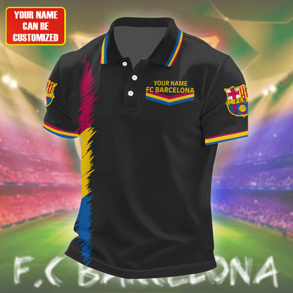 Personalized Barcelona FC 3D Full Printing Set , Barcelona FC Shirt , Barcelona Set , Zipper Polo, Hoodie , Short , Polo , hawaii V7