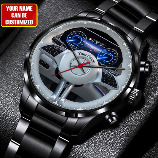Personalized Merc Interior Luxury Stainless Steel Watch