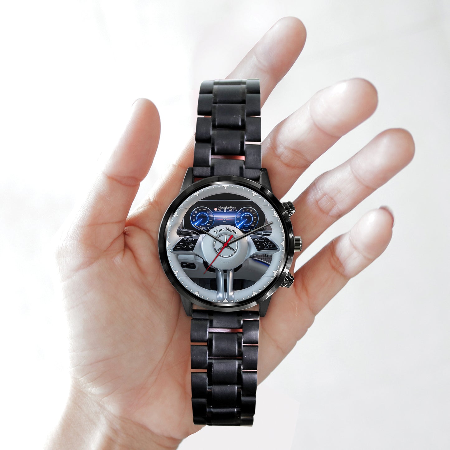Personalized Merc Interior Luxury Stainless Steel Watch