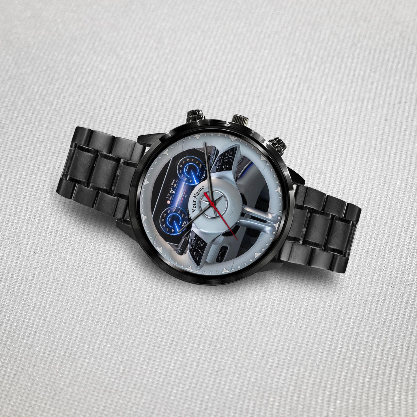 Personalized Merc Interior Luxury Stainless Steel Watch