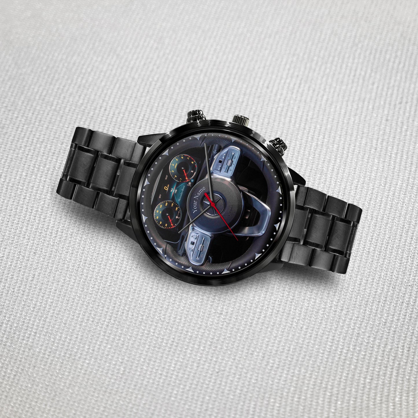 Personalized Merc Interior Luxury Stainless Steel Watch V2