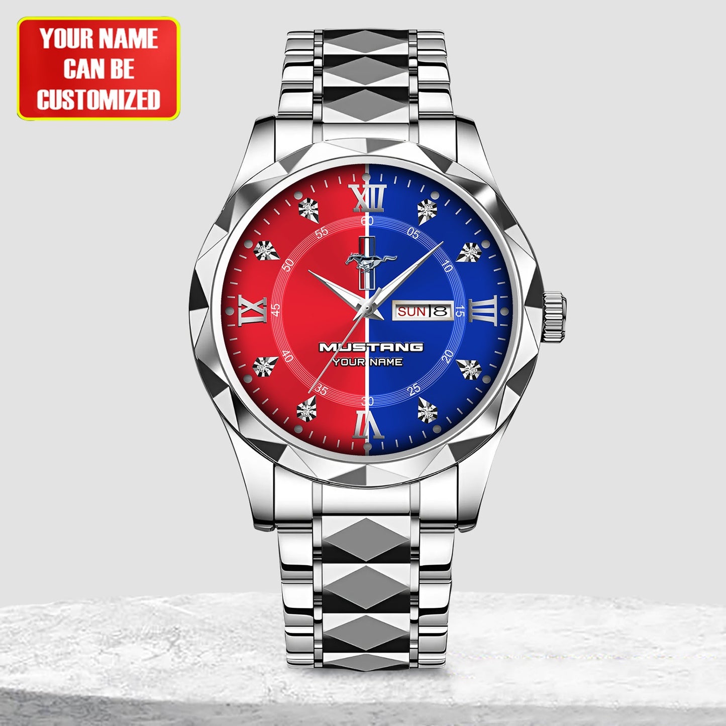 Personalized F Mustang Luxury Alloy Charley Watch