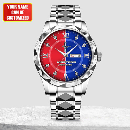 Personalized F Mustang Luxury Alloy Charley Watch
