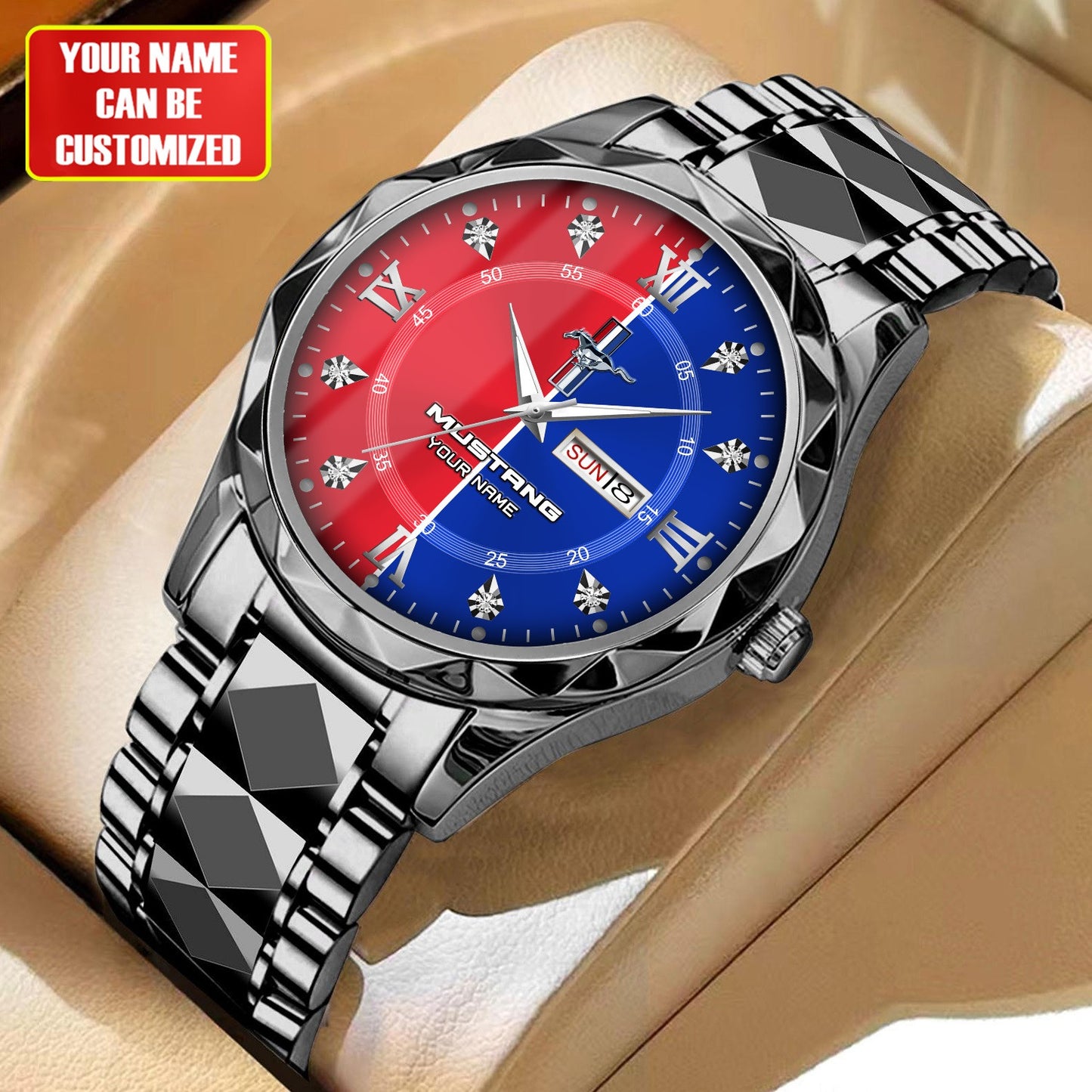 Personalized F Mustang Luxury Alloy Charley Watch