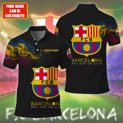 Personalized Barcelona FC 3D Full Printing Set , Barcelona FC Shirt , Barcelona Set , Zipper Polo, Hoodie , Short , Polo , hawaii V8