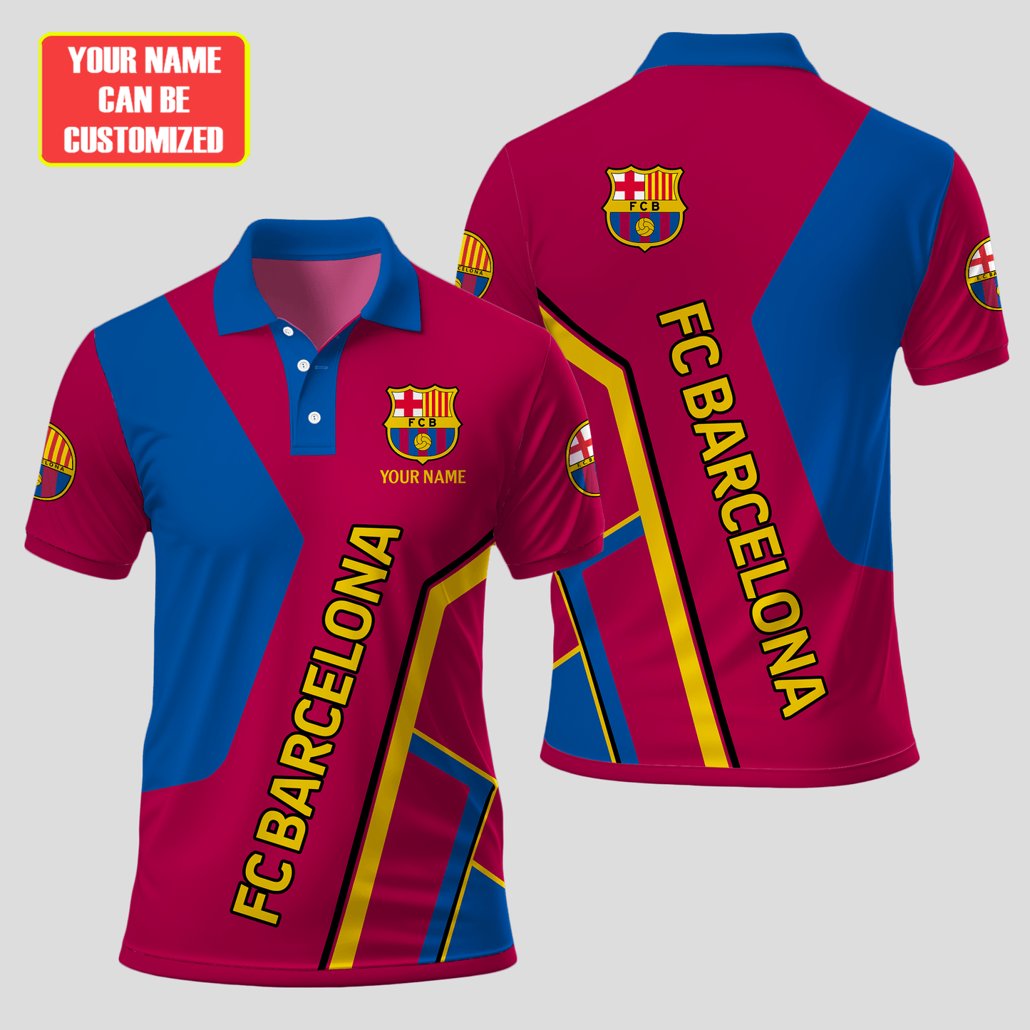 Personalized Barcelona FC 3D Full Printing Set , Barcelona FC Shirt , Barcelona Set , Zipper Polo, Hoodie , Short , Polo , hawaii V9