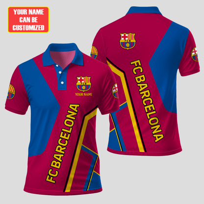 Personalized Barcelona FC 3D Full Printing Set , Barcelona FC Shirt , Barcelona Set , Zipper Polo, Hoodie , Short , Polo , hawaii V9