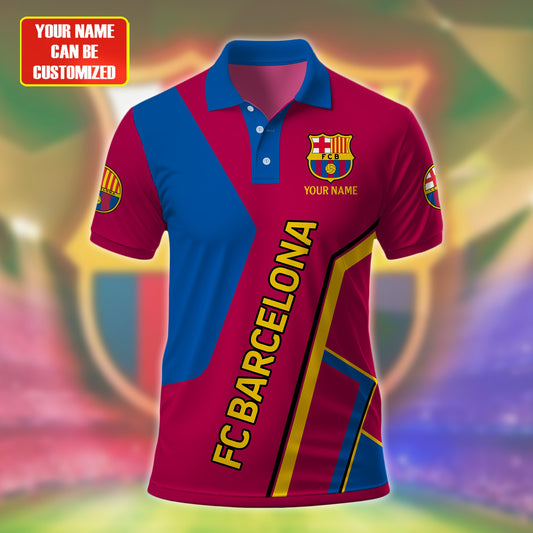 Personalized Barcelona FC 3D Full Printing Set , Barcelona FC Shirt , Barcelona Set , Zipper Polo, Hoodie , Short , Polo , hawaii V9