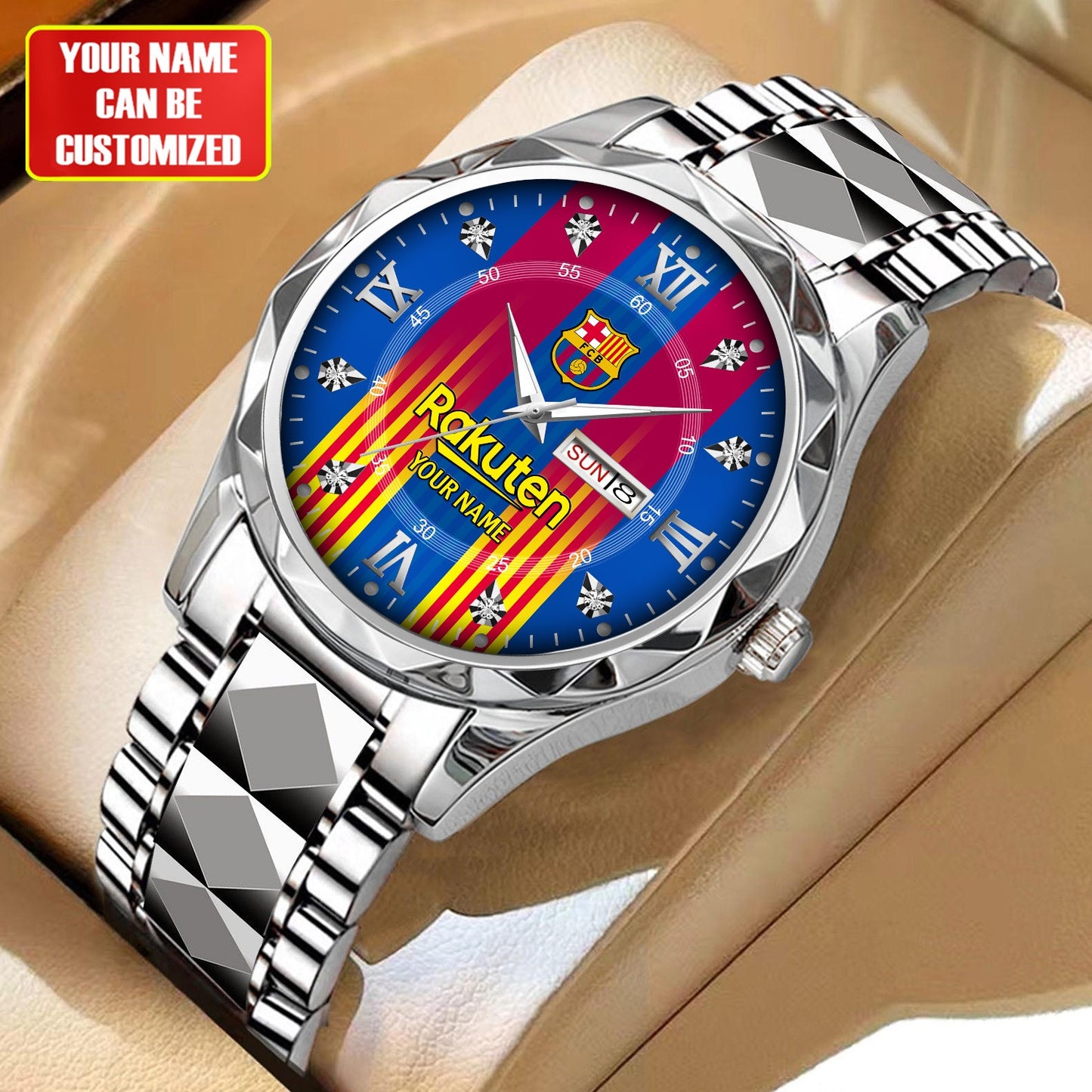 Personalized Barcelona FC Alloy Charley Watch V5