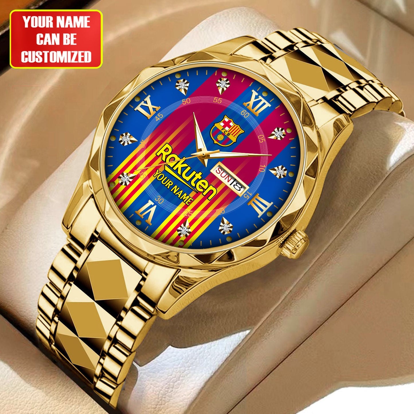 Personalized Barcelona FC Alloy Charley Watch V5