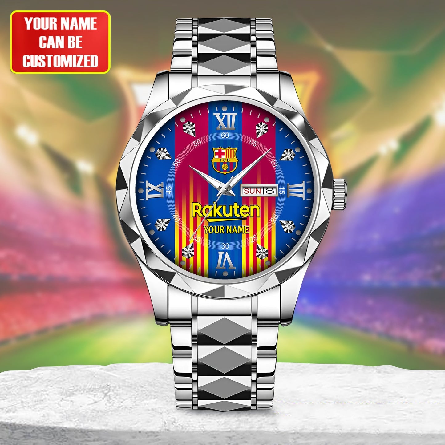 Personalized Barcelona FC Alloy Charley Watch V5