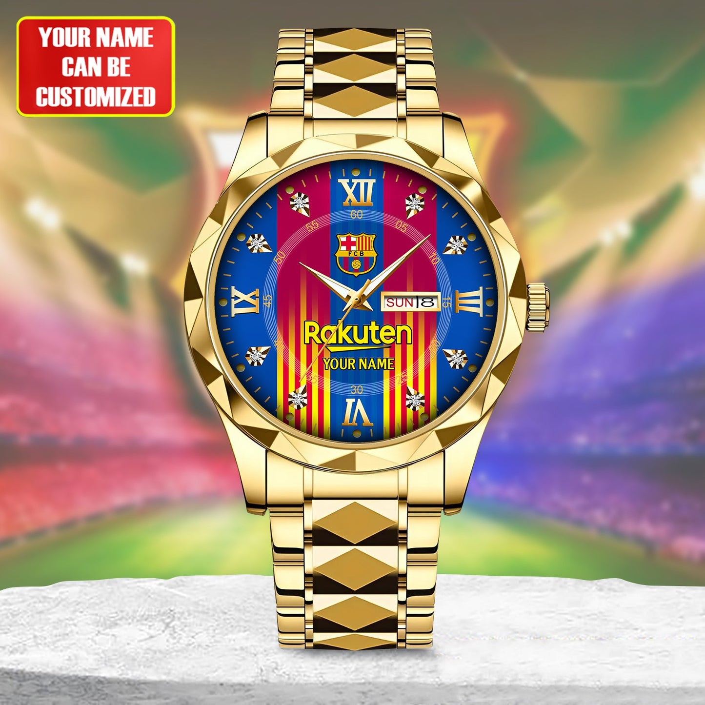 Personalized Barcelona FC Alloy Charley Watch V5