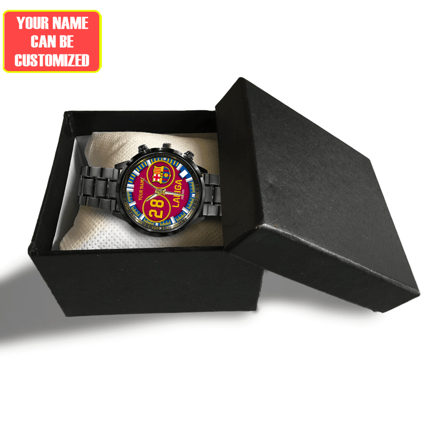 Barcelona FC Luxury Stainless Steel Watch V3