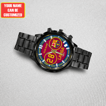 Barcelona FC Luxury Stainless Steel Watch V3