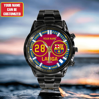 Barcelona FC Luxury Stainless Steel Watch V3
